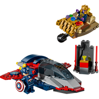 LEGO Marvel Super Heroes Captain America vs. Thanos – 107 Pieces | Set 76319