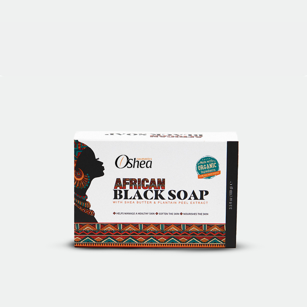 Oshea African Black Soap – Organic Deep Cleanser