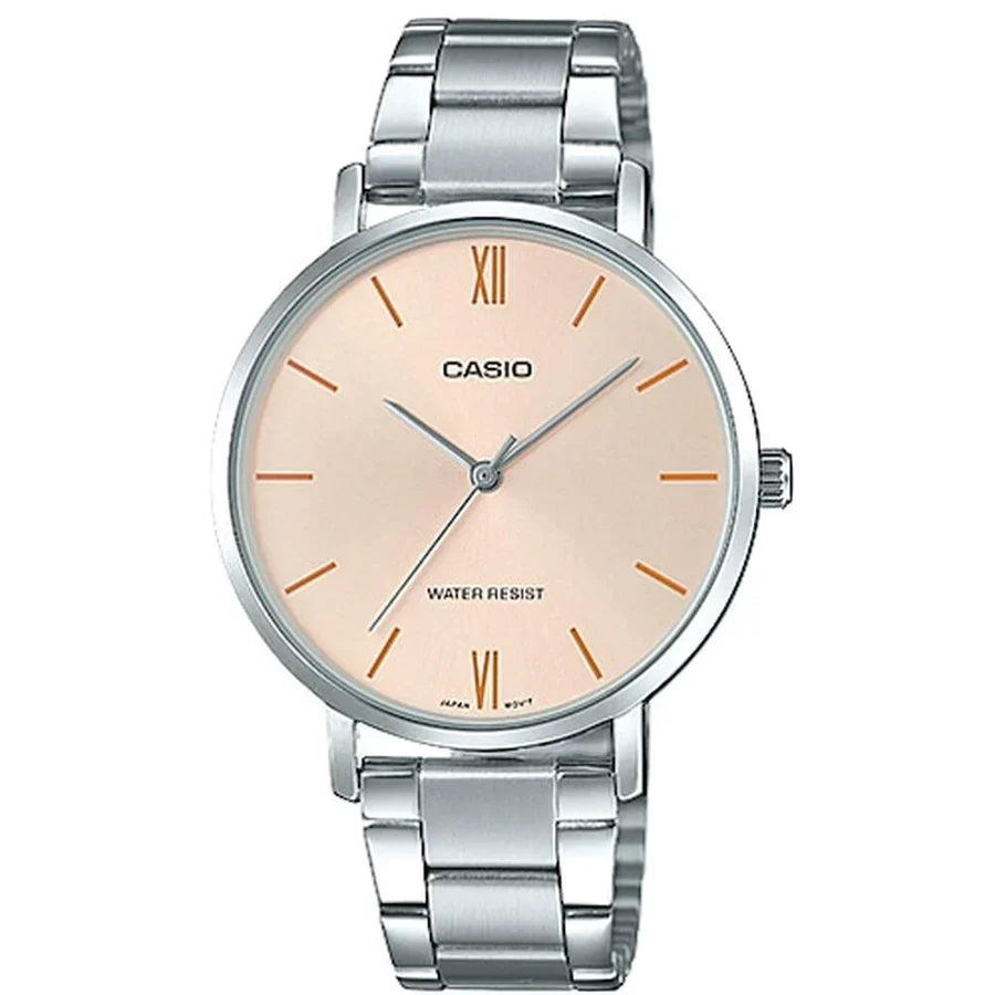 Casio LTP-VT01D-4B Women's Minimalistic Stainless Casio LTP-VT01D-4B Women's Minimalistic Stainless