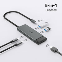 TP-Link UH5020C USB-C Hub — Ports Detail