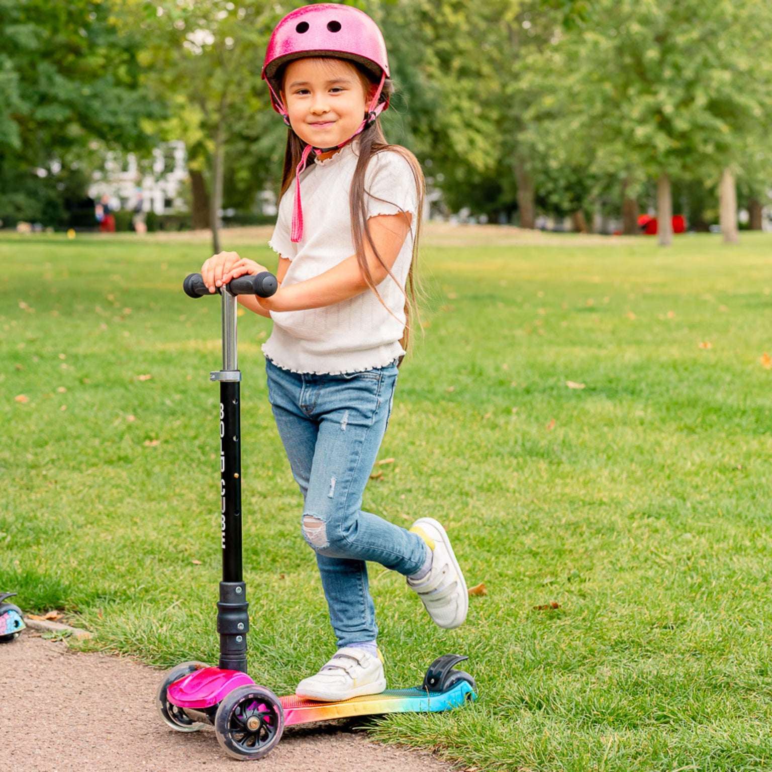 Boldcube – Big 3 Wheel Scooter for Kids 5-10 | Candyfloss