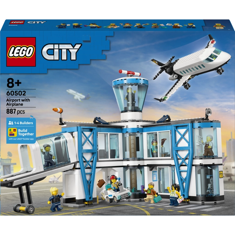 LEGO City مطار وطائرة 60502 – 887 قطعة
