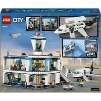 LEGO City Airport with Airplane – 887 Pieces | Set 60502