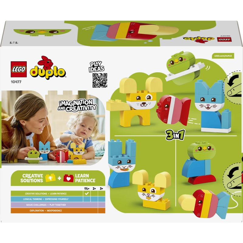 LEGO DUPLO 3 في 1 حيوانات لطيفة 10477 – 24 قطعة