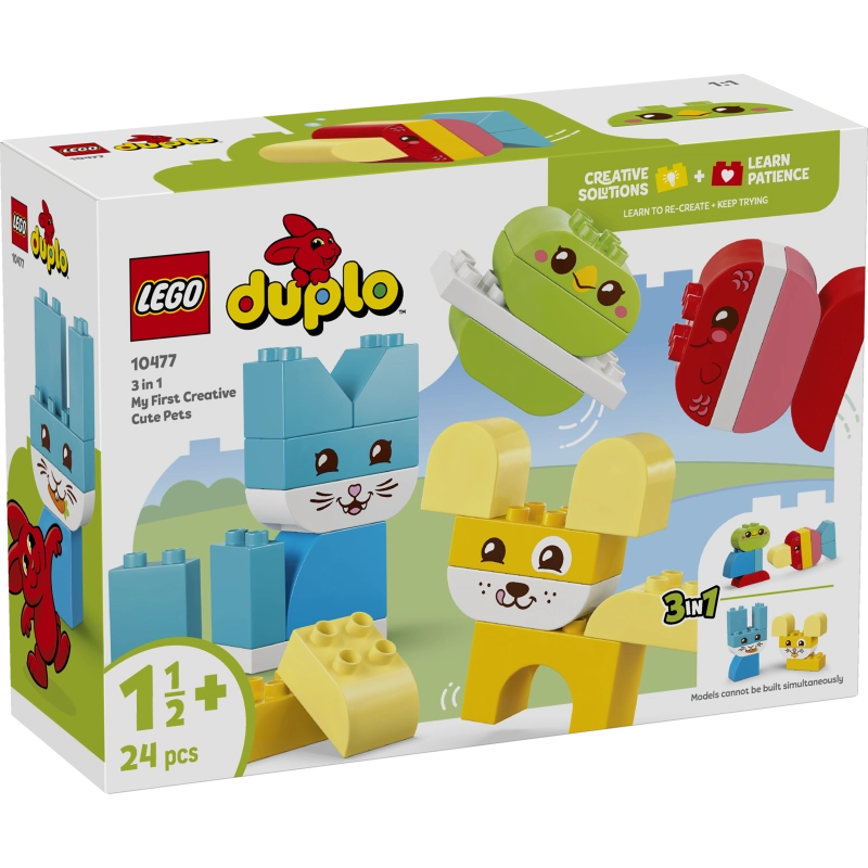 LEGO DUPLO 3 في 1 حيوانات لطيفة 10477 – 24 قطعة