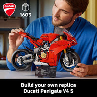 LEGO Technic Ducati Panigale V4 S Motorcycle – 1603 Pieces | Set 42202