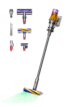 مكنسة كهربائية لاسلكية Dyson V12 Detect Slim - فضية