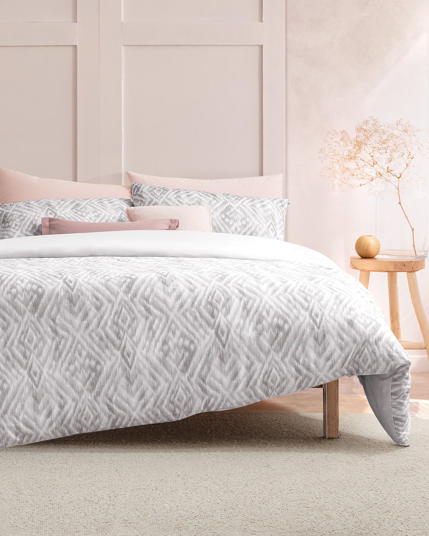 Darcia Single Size Duvet Cover Set - Ranforce Patterned - Madame Coco JO
