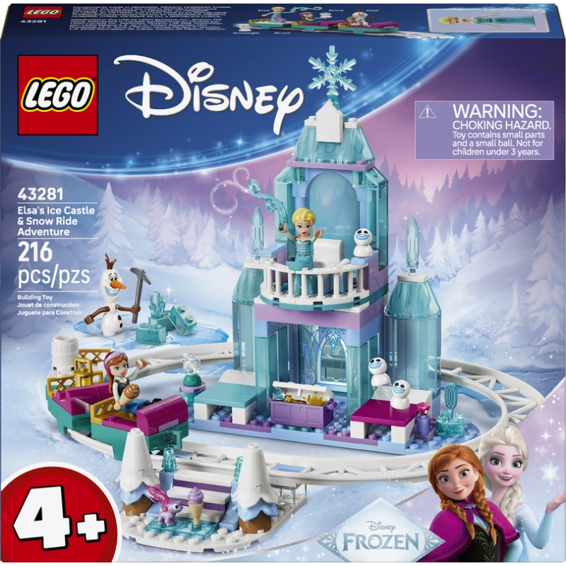 LEGO Disney قلعة إلسا الجليدية 43281 – 216 قطعة