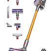 Dyson V8 Absolute Cordless Vacuum Cleaner - Silver/Yellow