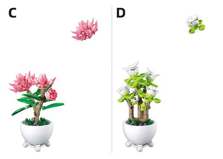 Sluban Pleyerid Potplanten M38-B1075D | Kids Building Toy