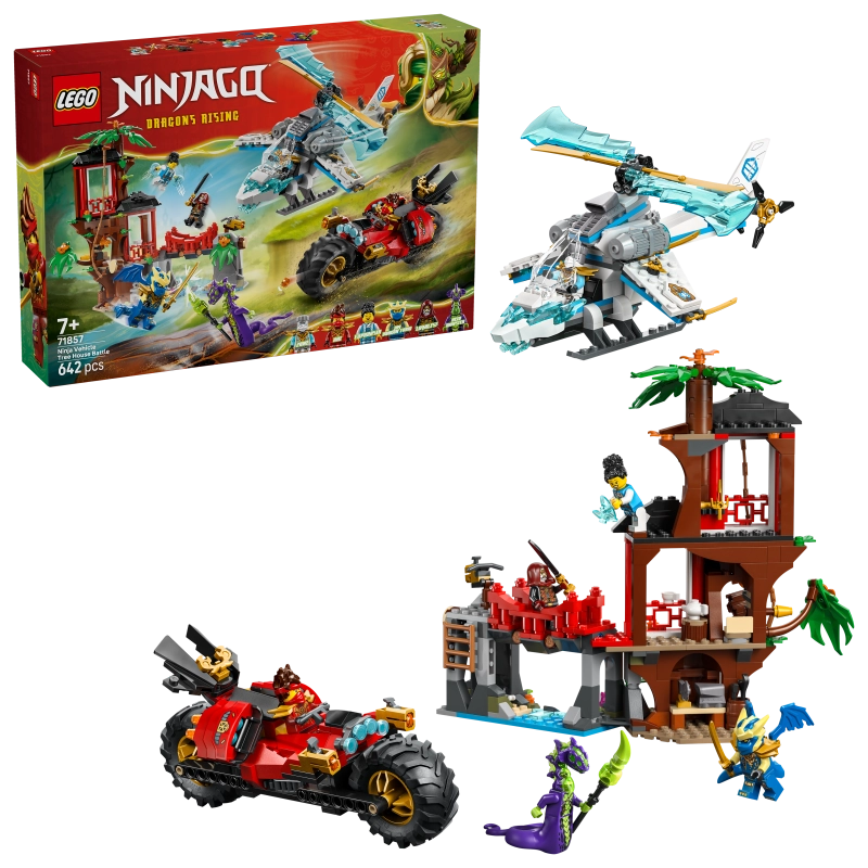 LEGO NINJAGO معركة بيت الشجرة 71857 – 642 قطعة