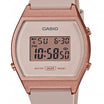 Casio Digital Beige Rubber For Women LW-204-4A