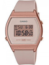 Casio Digital Beige Rubber For Women LW-204-4A