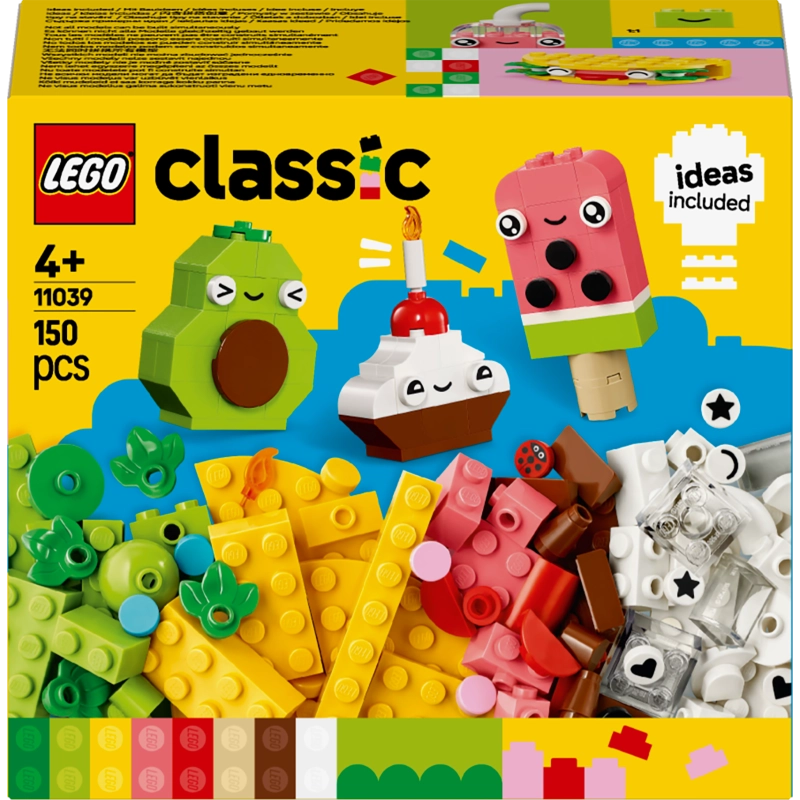 LEGO Classic Creative Food Friends – 150 Pieces | Set 11039