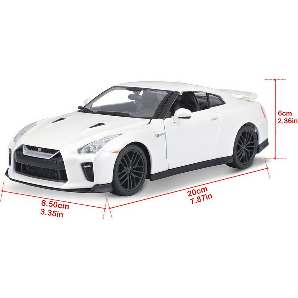 Maisto Bburago – 18- – 2017 Nissan Gt-R Die-Cast Model Car – 1:24 Scale
