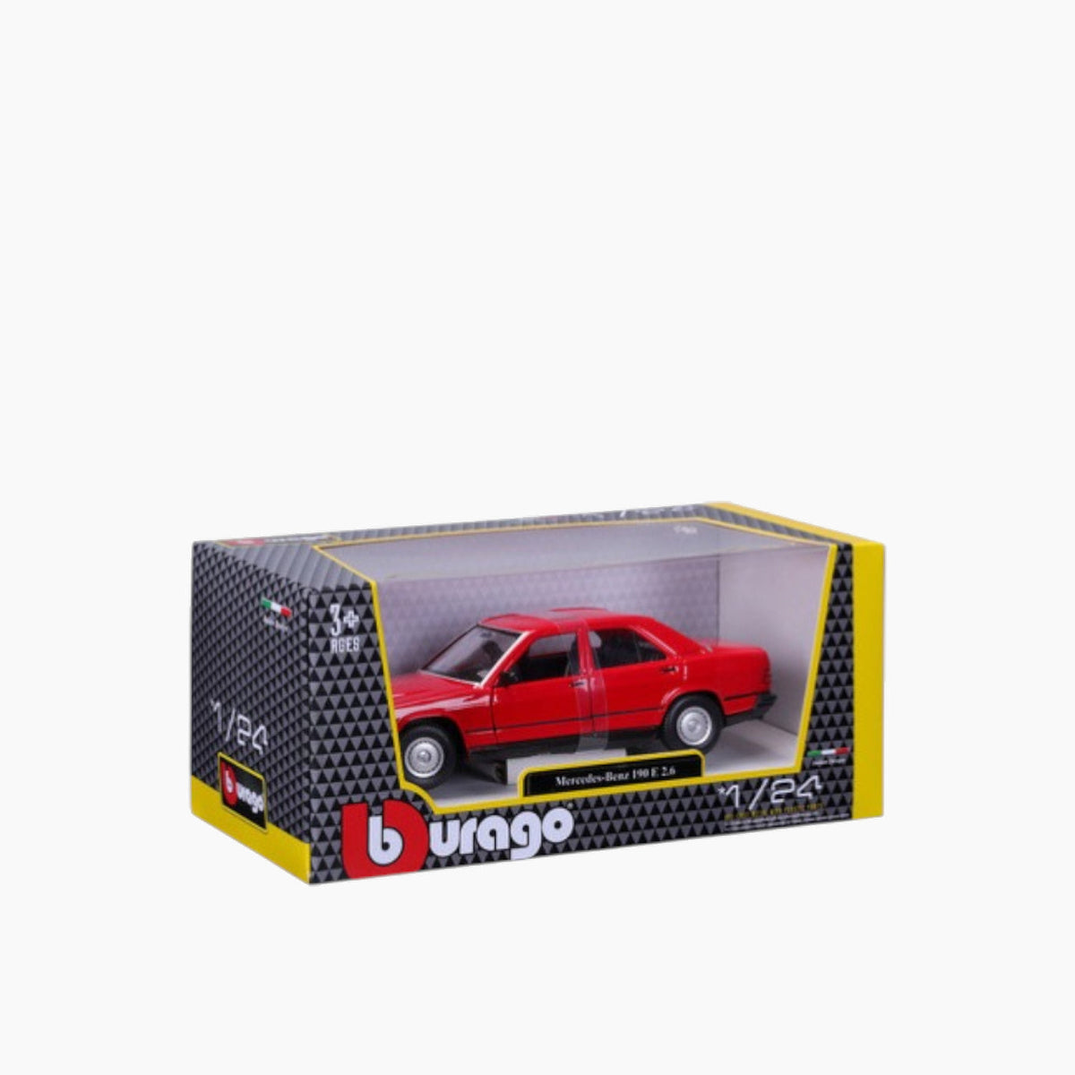 Maisto 1987 Mercedes-Benz 190E Die-Cast Model Car – 1:25 Scale