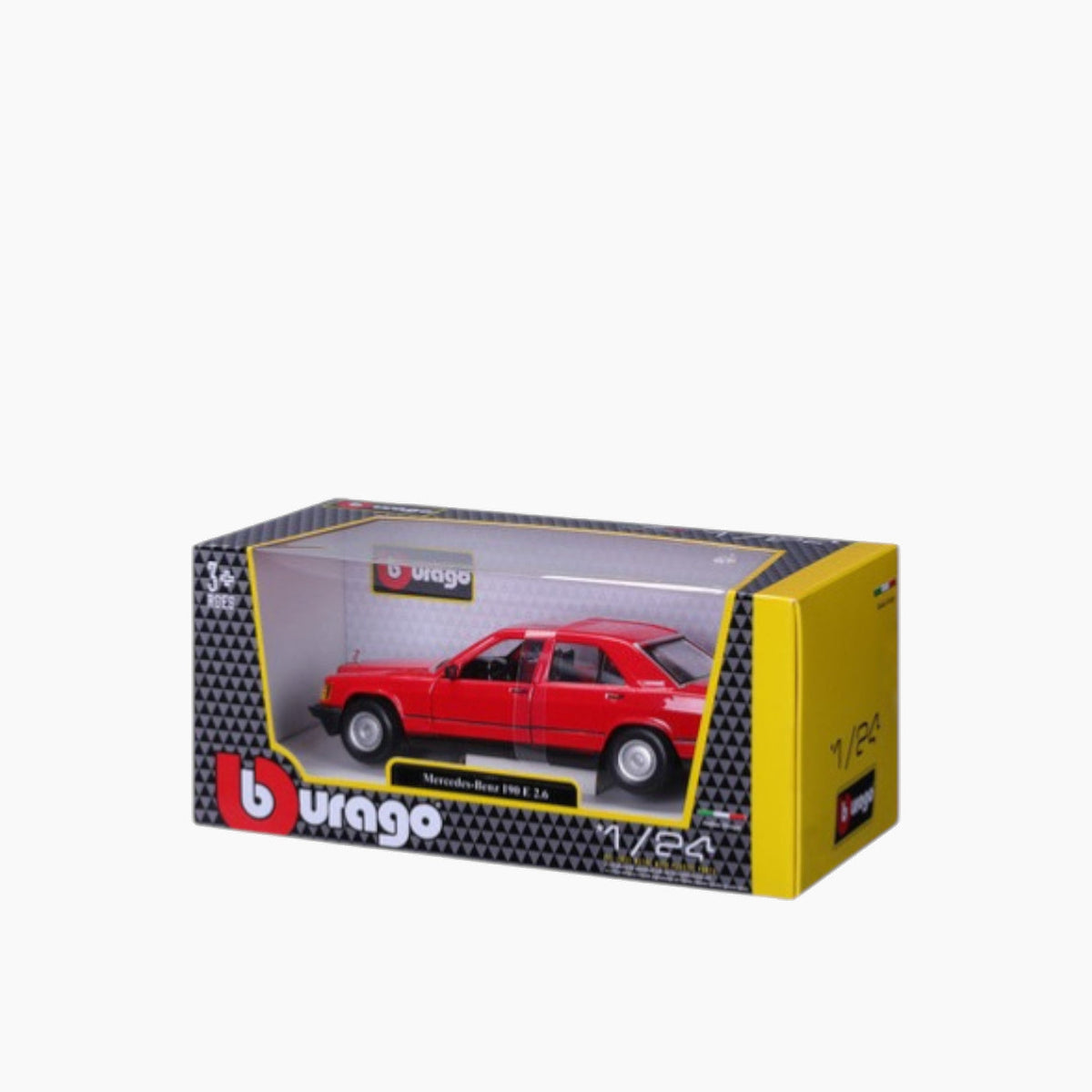 Maisto 1987 Mercedes-Benz 190E Die-Cast Model Car – 1:25 Scale