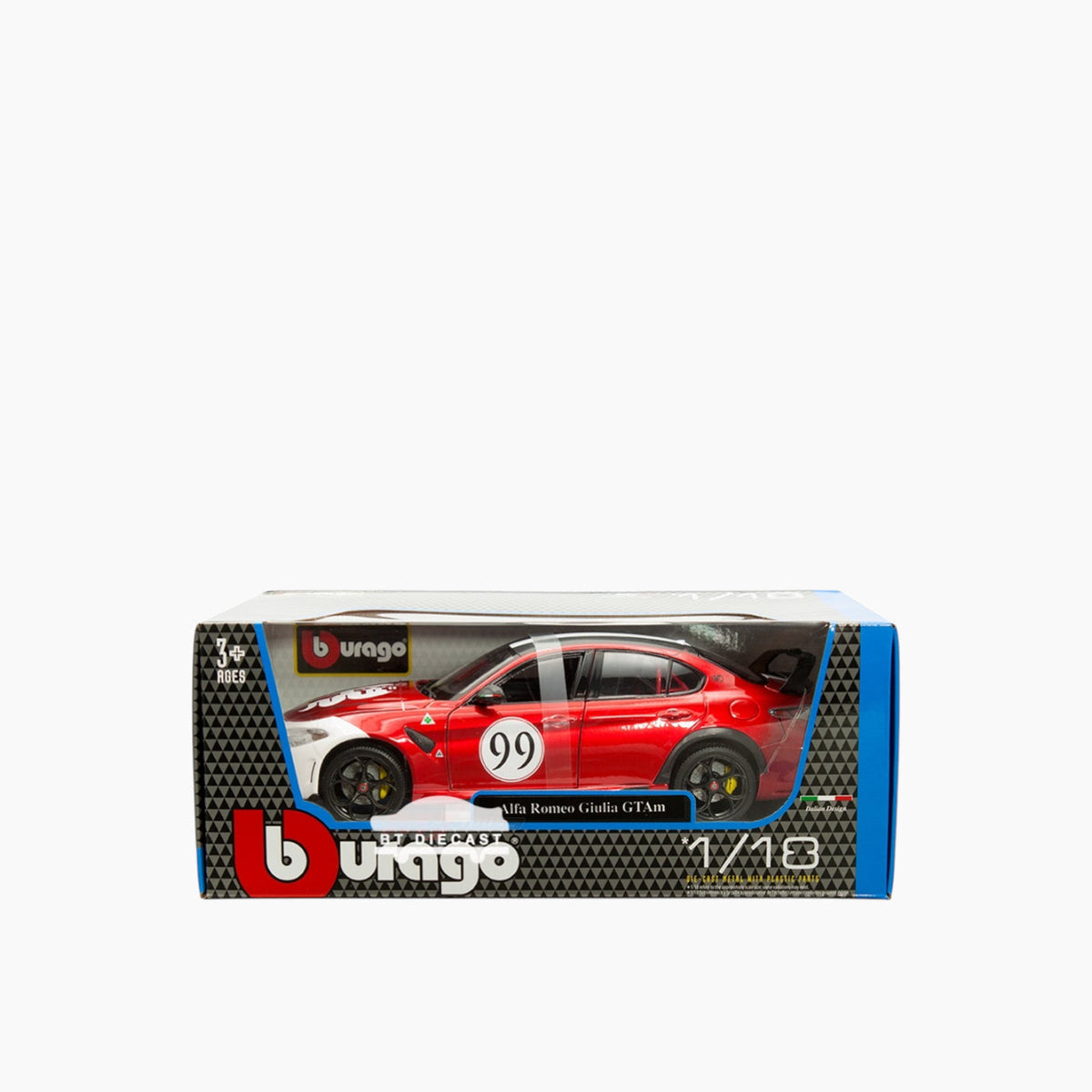 Maisto Alfa Romeo Giulia Gtam Die-Cast Model Car – 1:18 Scale