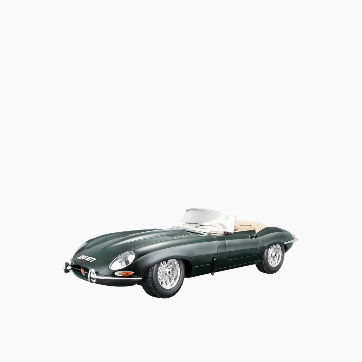 Maisto Jaguar "E" Cabrio. (1961) Die-Cast Model Car – 1:18 Scale