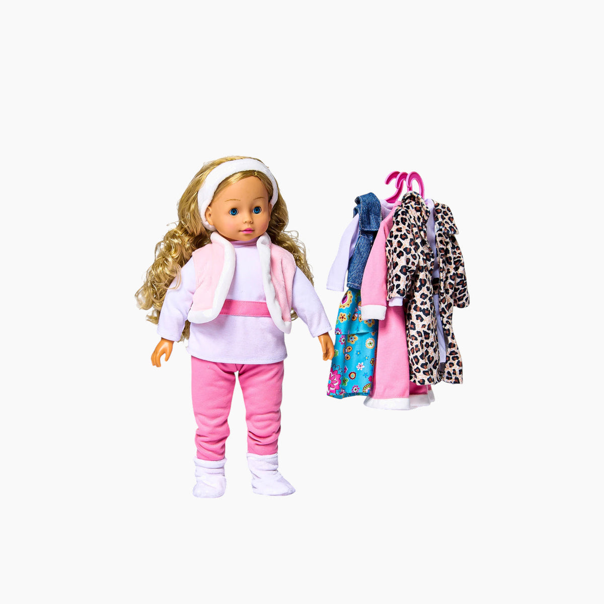 Bambolina Molly Doll 46cm + 3 Dresses