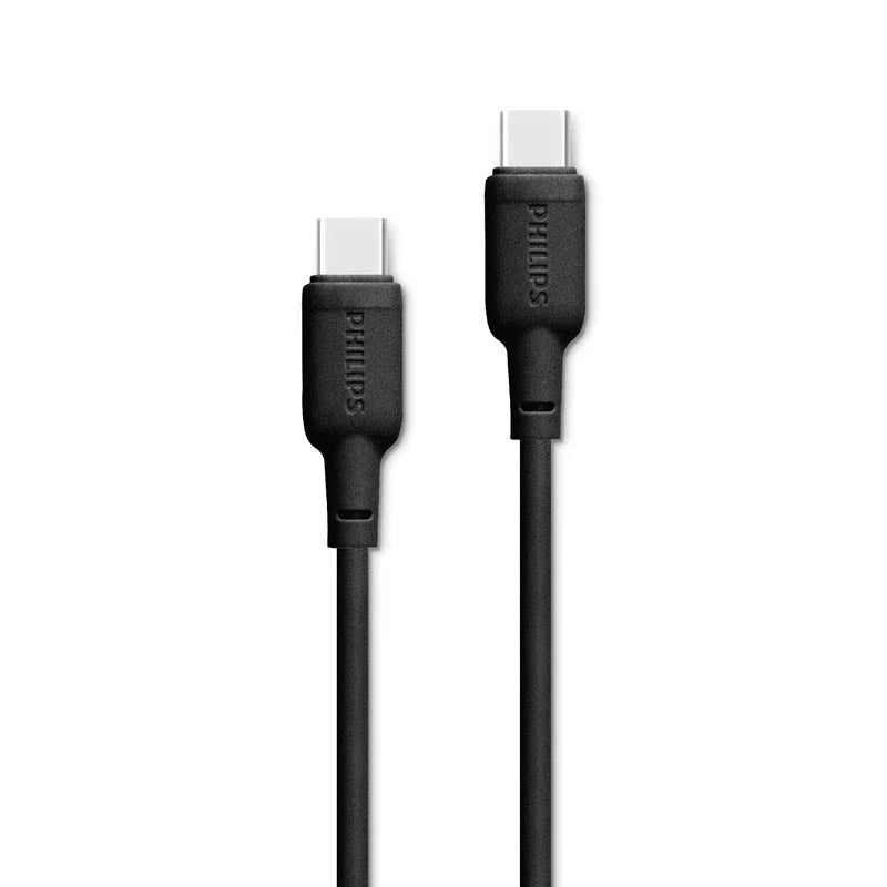 Philips 100W USB-C to USB-C Cable 1.2M Black Fast Charging Philips 100W USB-C to USB-C Cable 1.2M Black Fast Charging