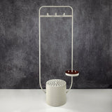 Almarjan Clothes Rack with Incense Holder - Beige