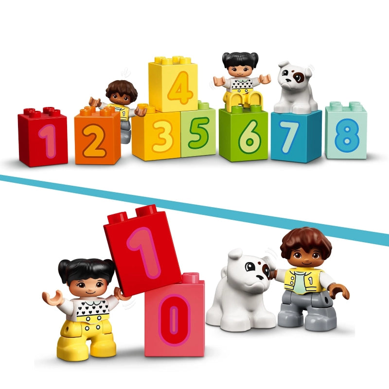 LEGO DUPLO قطار الأرقام 10954 – تعلم العد 23 قطعة