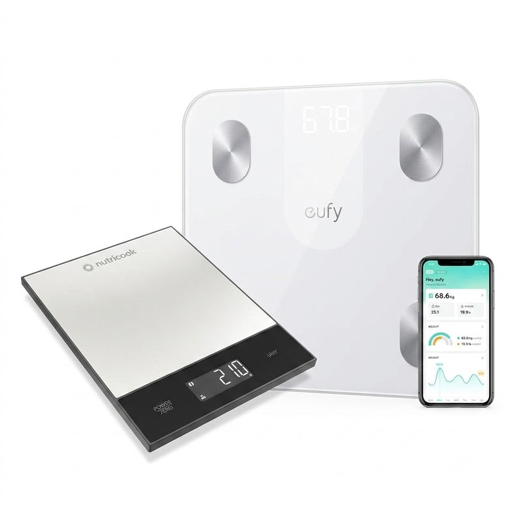 Bundle : Nutricook Kitchen Scale 2 + Anker Eufy A1 Smart Scale