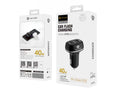 Lenyes CA876-TC PD 30W Car Charger with Type-C Cable – Black