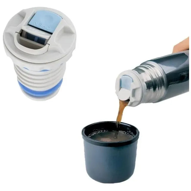 THERMOS Vacuum Flask 500ml Hot & Cold Retention - Midnight Blue THERMOS Vacuum Flask 500ml Hot & Cold Retention - Midnight Blue