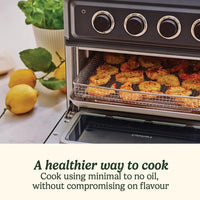 Cuisinart Air Fryer Mini Oven, 7 in 1: Air Fry, Roast, Bake, Grill 17L | TOA60U