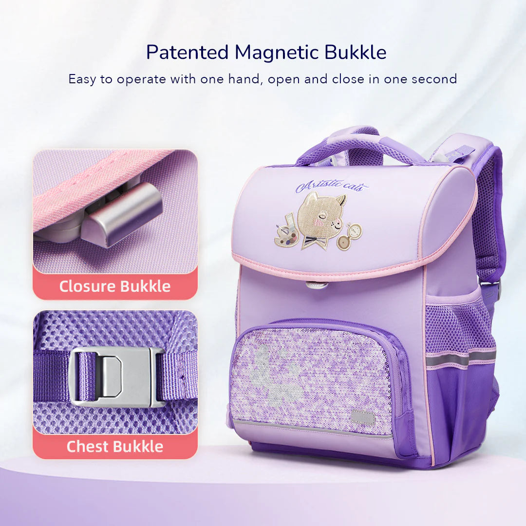 Mideer Spinecare Kids Backpack - Painting Cat Mideer Spinecare Kids Backpack - Painting Cat