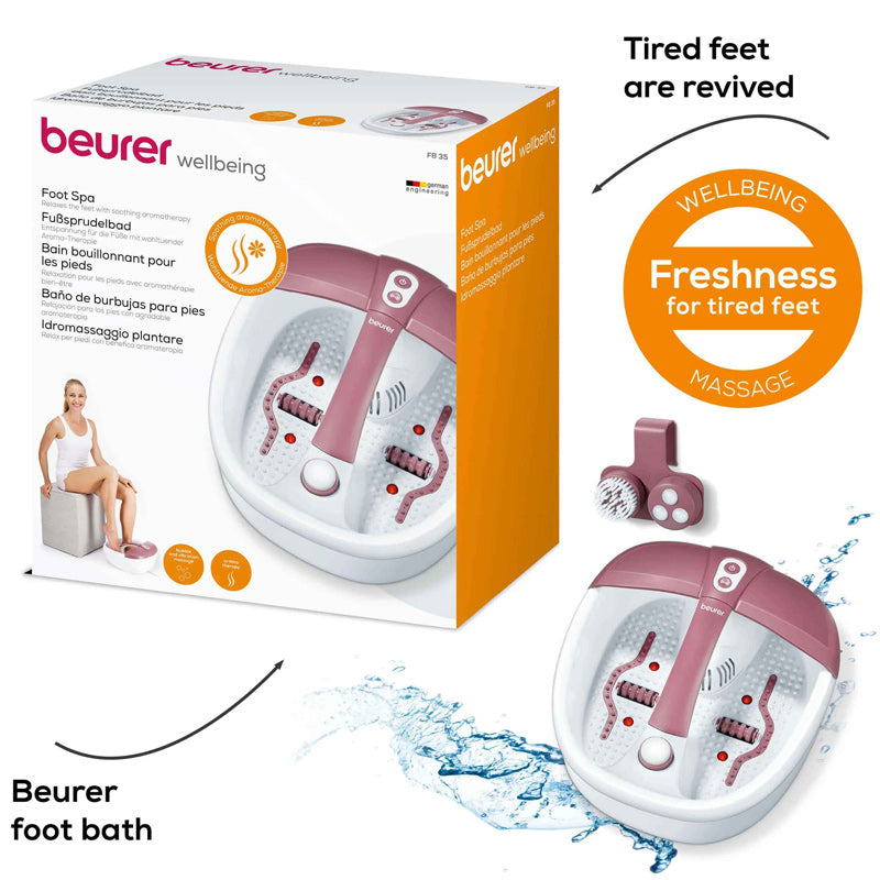 Beurer FB 35 Foot Spa with Bubble and Heat Massage