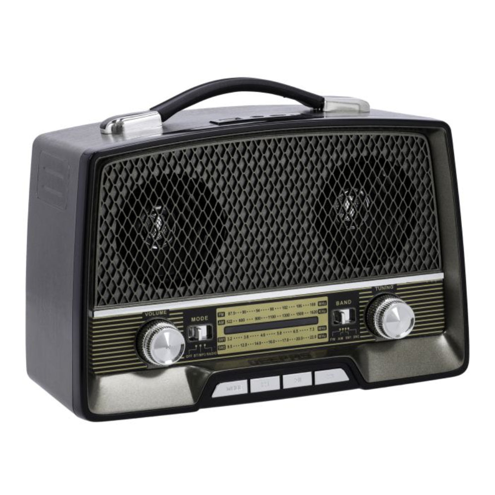 Geepas Retro Radio Bluetooth 3-Band Rechargeable Geepas Retro Radio Bluetooth 3-Band Rechargeable