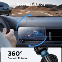 JOYROOM JR-ZS240 Pro Magnetic Wireless Car Charger - Black