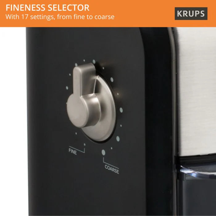 KRUPS GVX231 Expert Burr Grinder - Black KRUPS GVX231 Expert Burr Grinder - Black