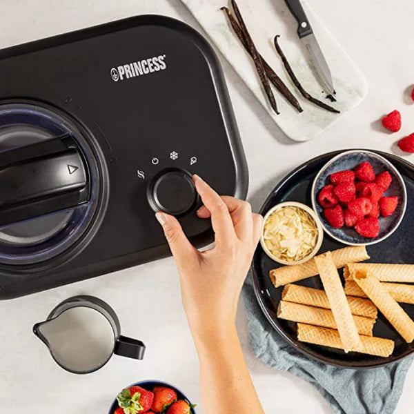 صانعة آيس كريم برنسيس 100 واط – أسود