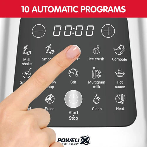 MOULINEX BLENDER 10 AUTOMATIC PROGRAMS 2.0L 1400W LM835D27 MOULINEX BLENDER 10 AUTOMATIC PROGRAMS 2.0L 1400W LM835D27