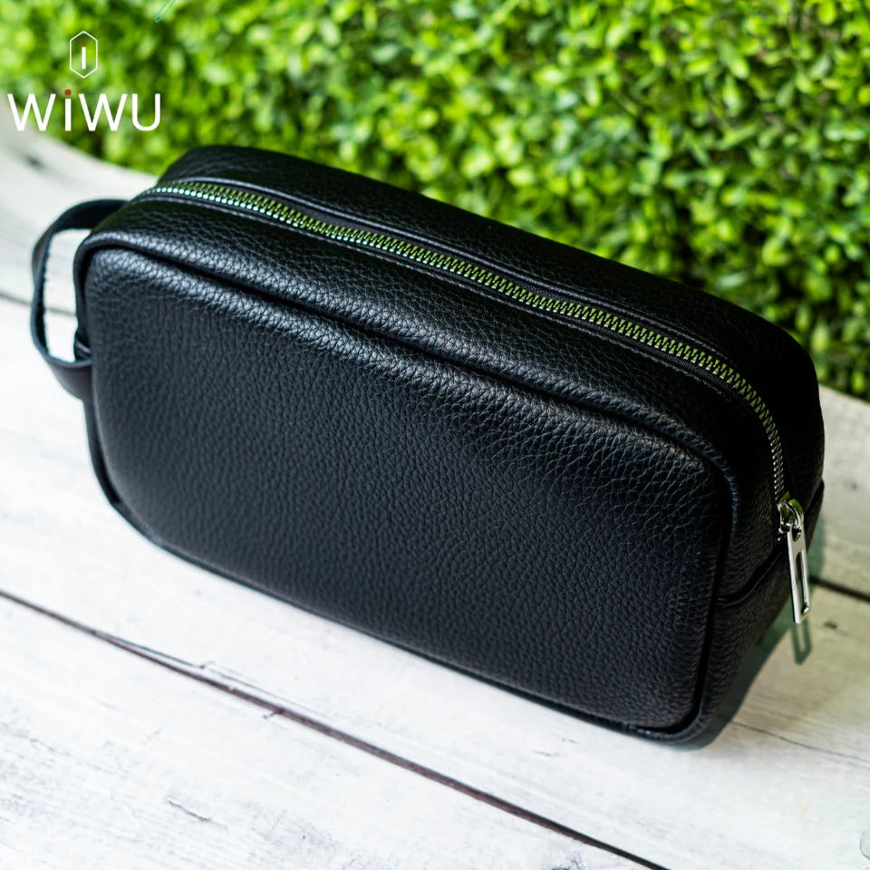 WiWU Dapper Travel Pouch – Stylish & Waterproof Protection!