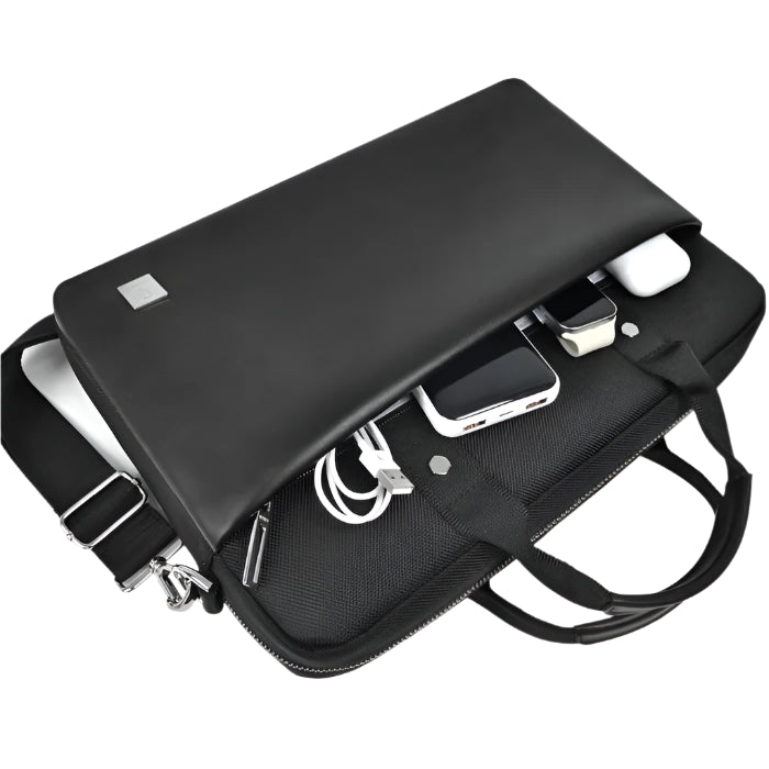 WiWU Hali Laptop Bag Waterproof Polyester with PU Leather WiWU Hali Laptop Bag Waterproof Polyester with PU Leather
