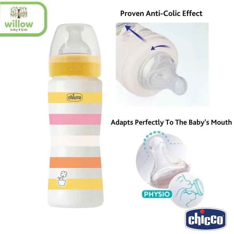 Chicco BOTTLE WB PP BOY 330ml Fast Flow & Anti-Colic - Green