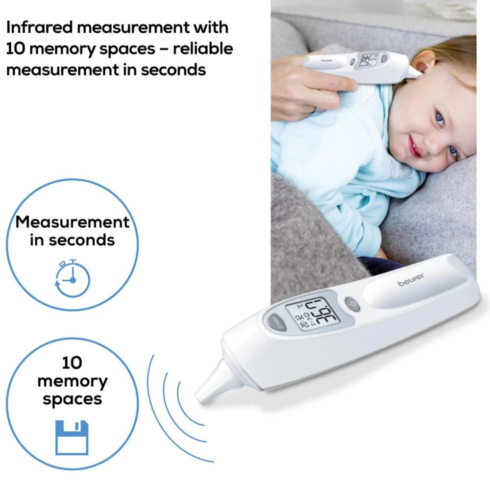 Beurer FT 58 Infrared Ear Thermometer with Fever Alert