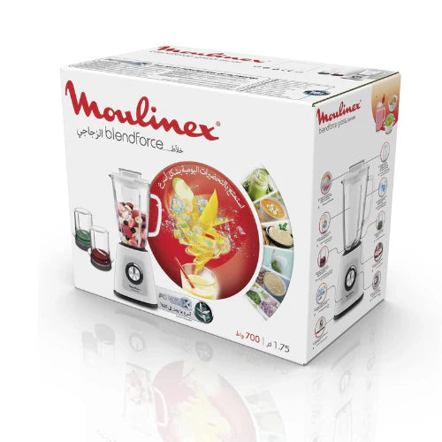 Moulinex BlendForce Glass 2 Grinder 1.75L 700W Moulinex BlendForce Glass 2 Grinder 1.75L 700W