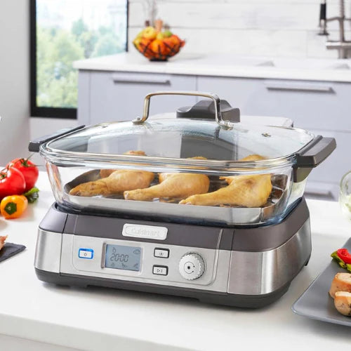 Cuisinart STM1000E Professional Glass Steamer 5L 1800W Cuisinart STM1000E Professional Glass Steamer 5L 1800W