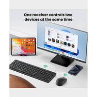 UGREEN MK331 Wireless Keyboard and Mouse Combo - Black