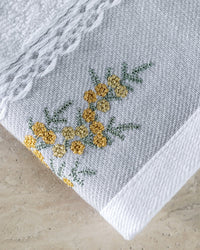Pansy 2 Pack Hand Towel - Madame Coco JO