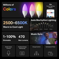 TP-Link Tapo L430C Smart Bulb – Multicolor, Voice Control