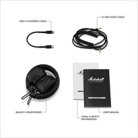 Marshall Major V Wireless Bluetooth Headphones - Brown