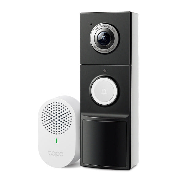 Tapo D235 Smart Doorbell Cam – 2K Video, Battery or Wired